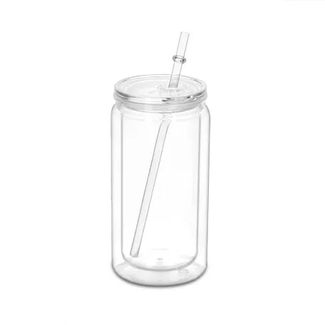 16 Oz Libby Acrylic Snow Globe Tumbler