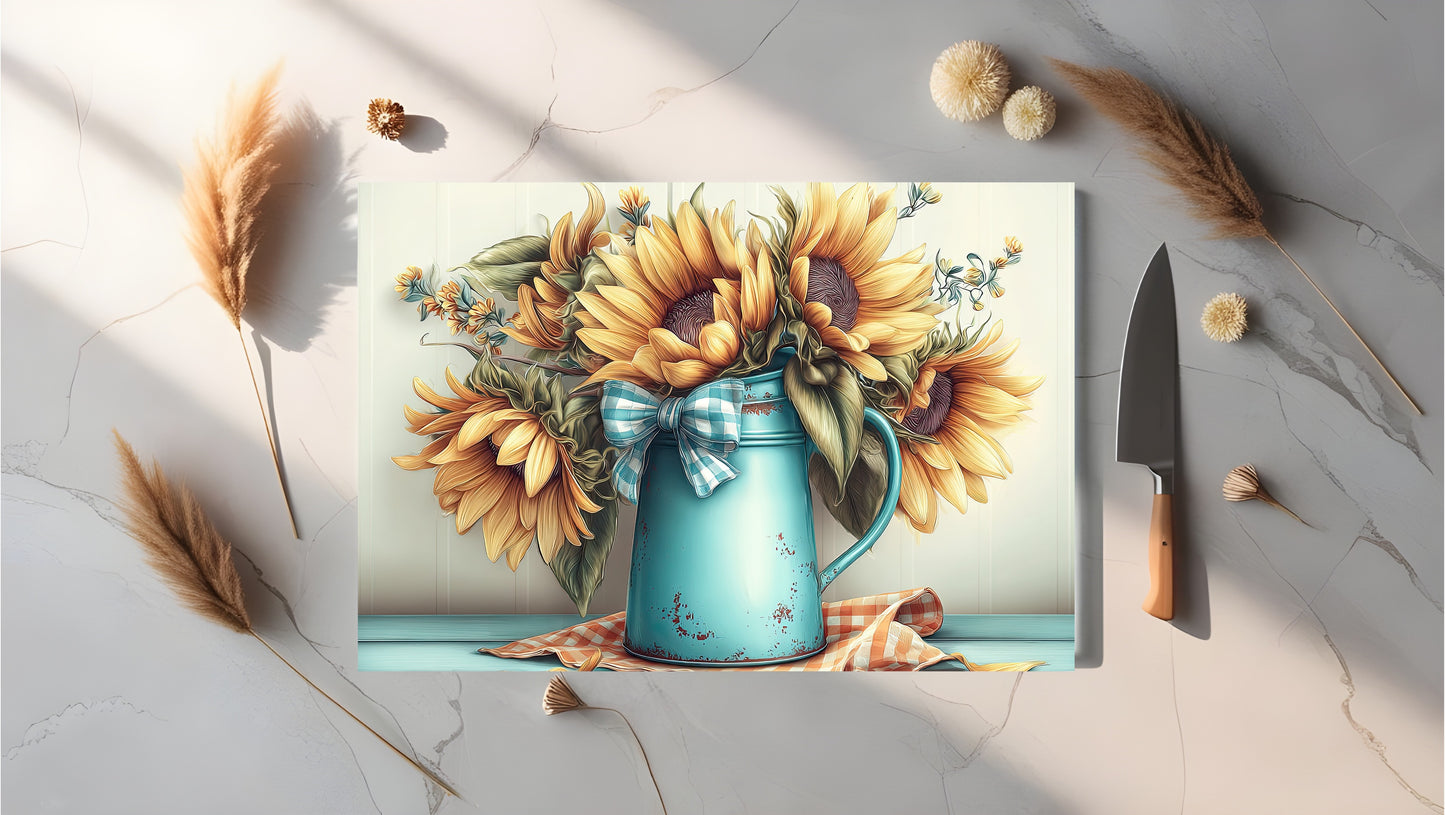 A4 Glass Sublimated Chopping Board