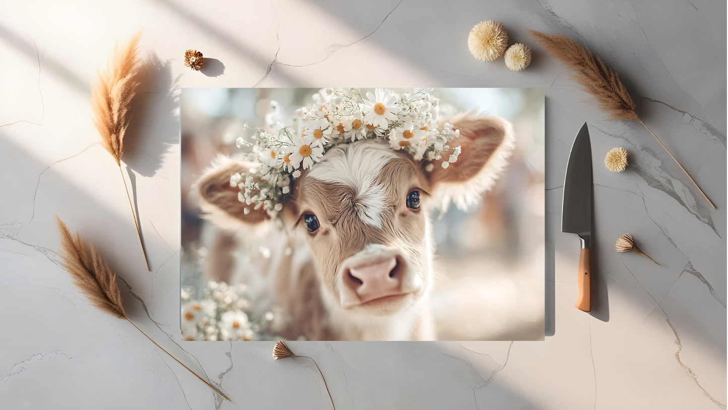 A4 Glass Sublimated Chopping Board