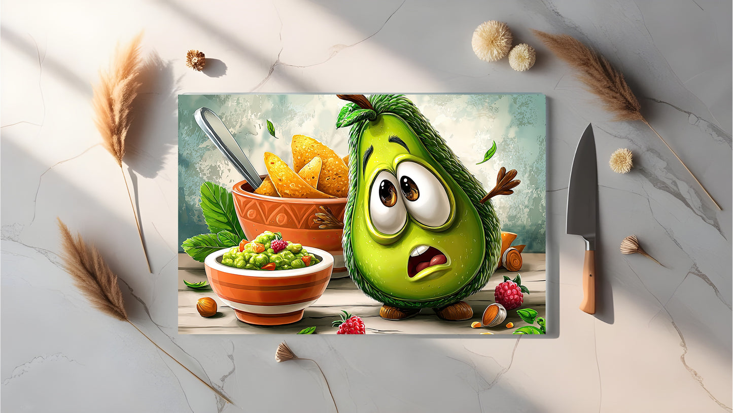 A4 Glass Sublimated Chopping Board