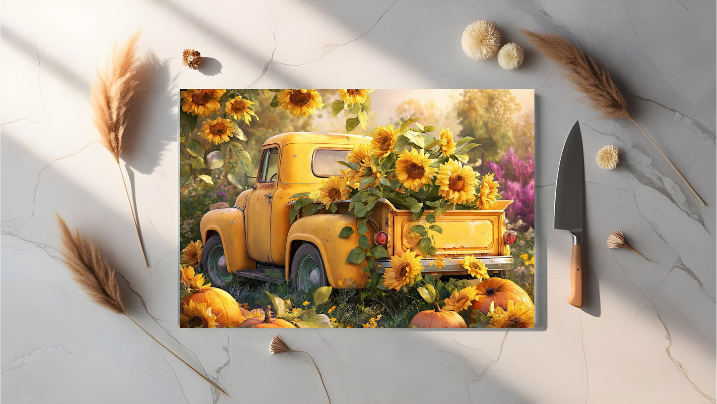 A4 Glass Sublimated Chopping Board