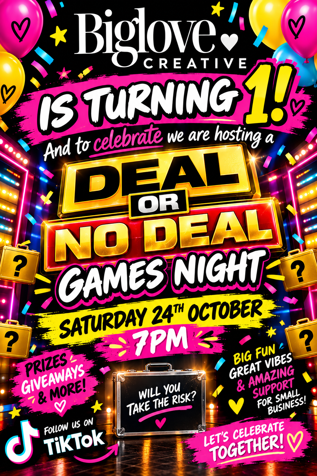 BLC birthday deal or no deal MEDIUM BOX