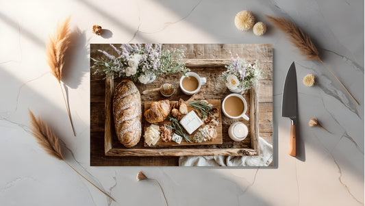 A4 Glass Sublimated Chopping Board