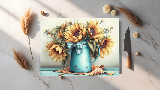 A4 Glass Sublimated Chopping Board