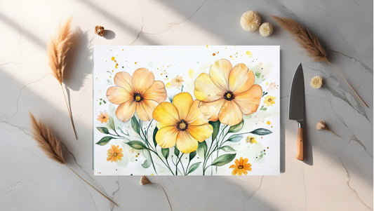 A4 Glass Sublimated Chopping Board