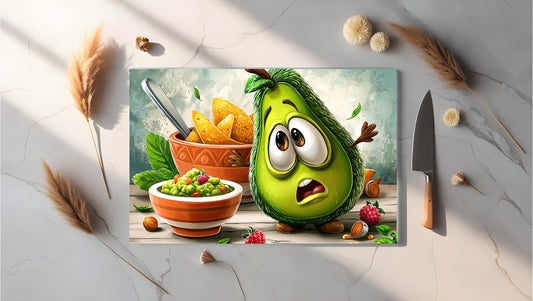 A4 Glass Sublimated Chopping Board