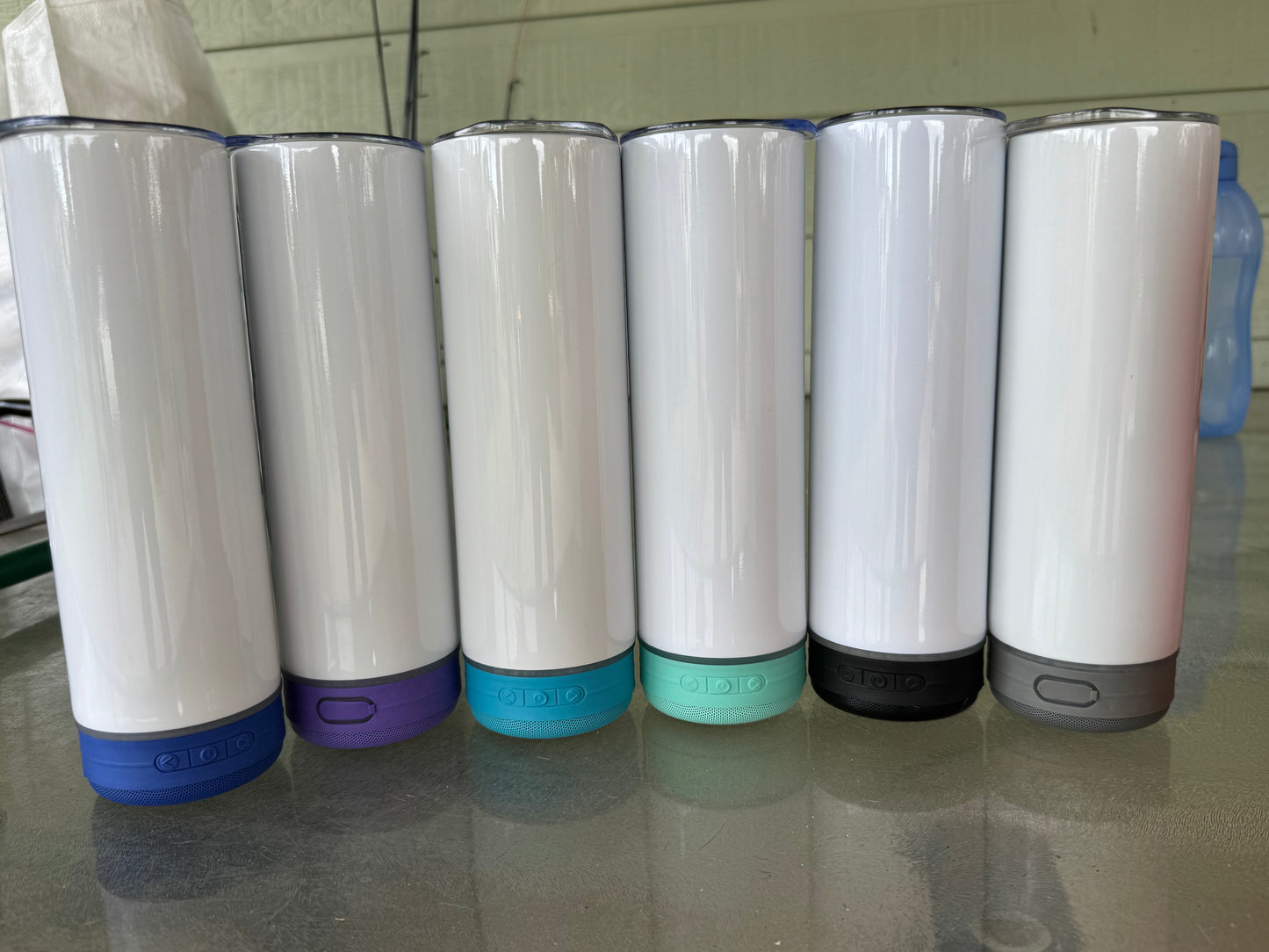 20oz Bluetooth Speaker Sublimation Tumbler