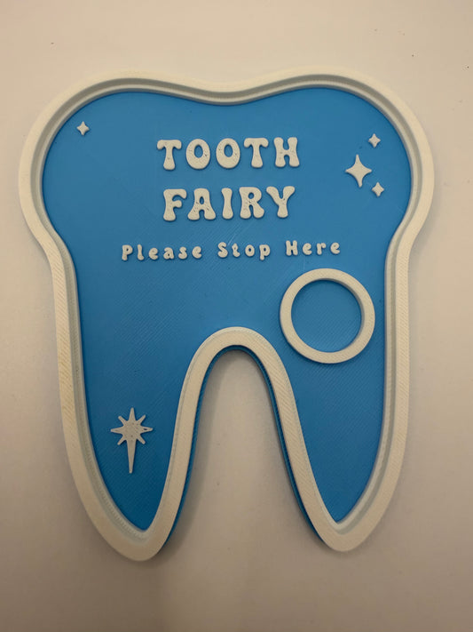 Tooth fairy bedside tray