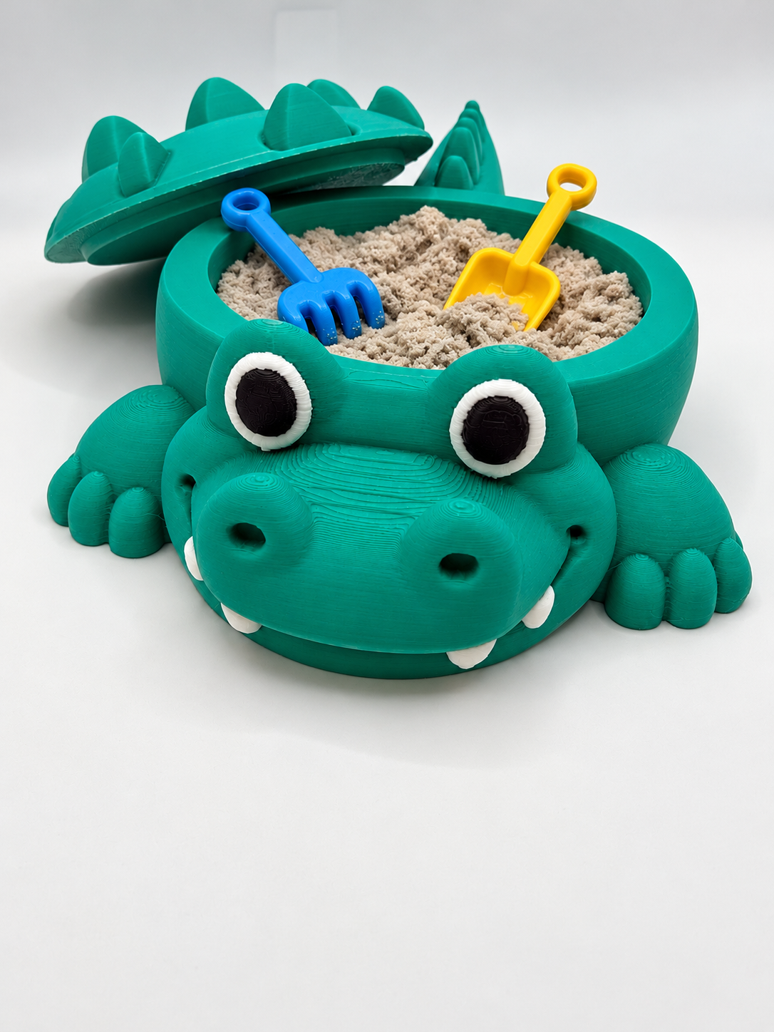 Crocodile Desktop Sandbox – Kinetic Sand Play Set