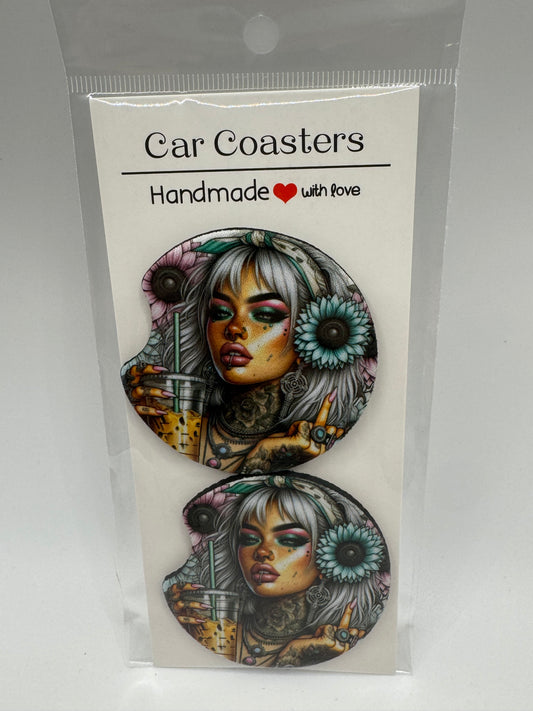 Neoprene Car Coasters