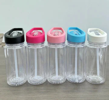 10 Oz Acrylic Snow Globe Drink Bottle